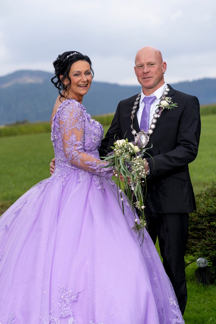 Majestäten Sven König und Sandy Schmidt