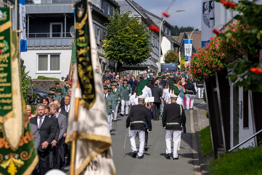 stadtschützenfest schmallenberg 2024 in bödefeld