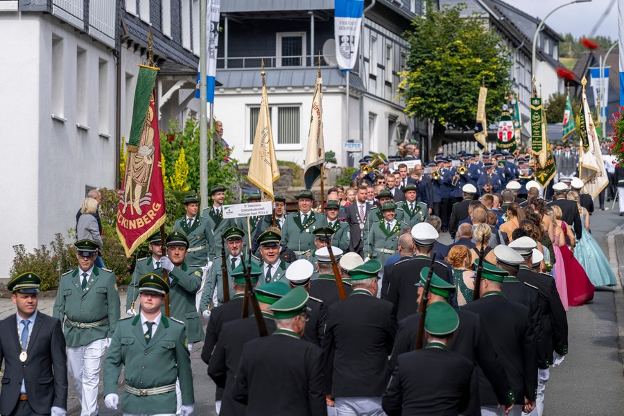 stadtschützenfest schmallenberg 2024 in bödefeld