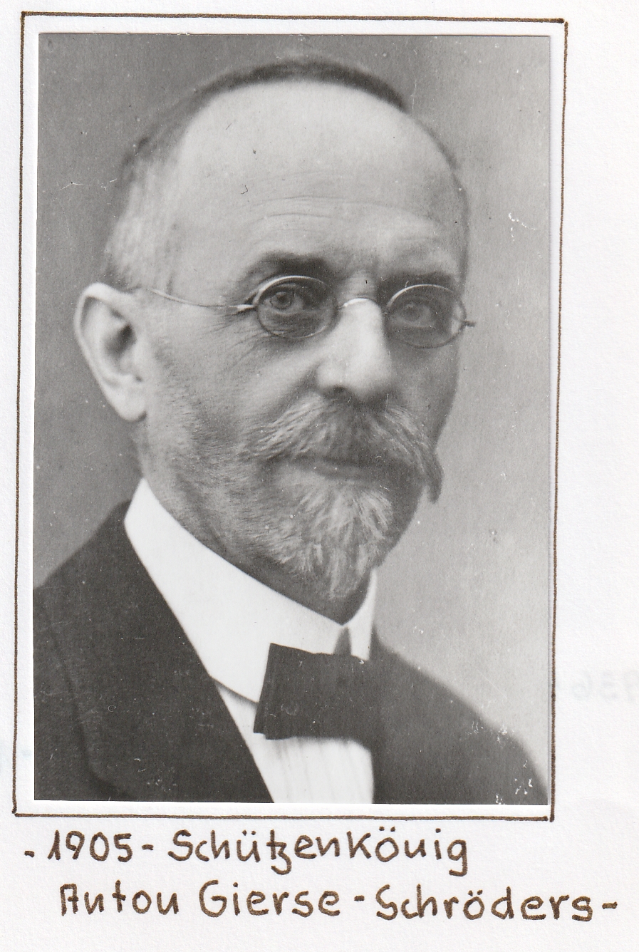 Majestäten 1905 Koenig Anton Gierse Schroeders