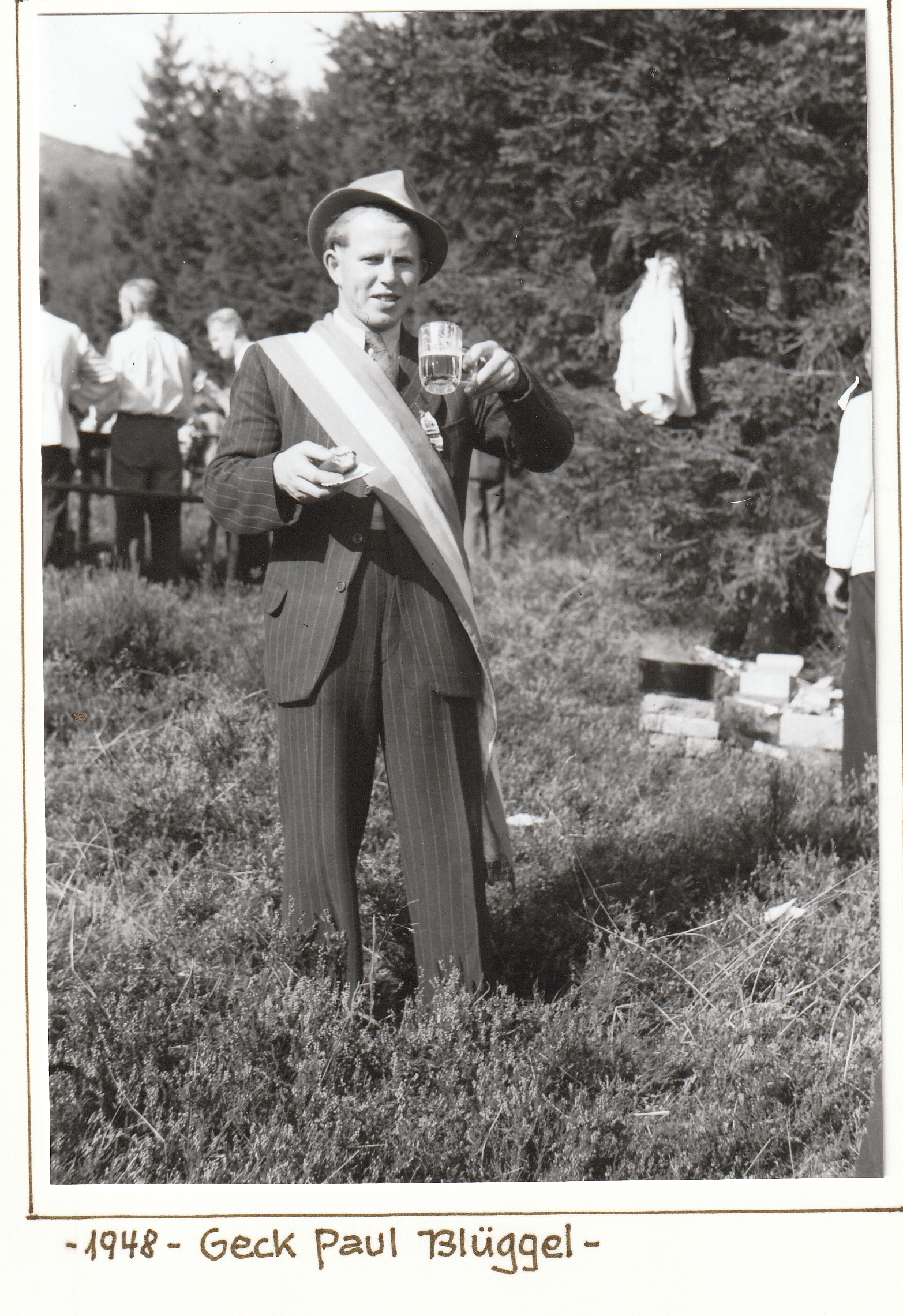 Majestäten 1948 Geck Paul Blueggel