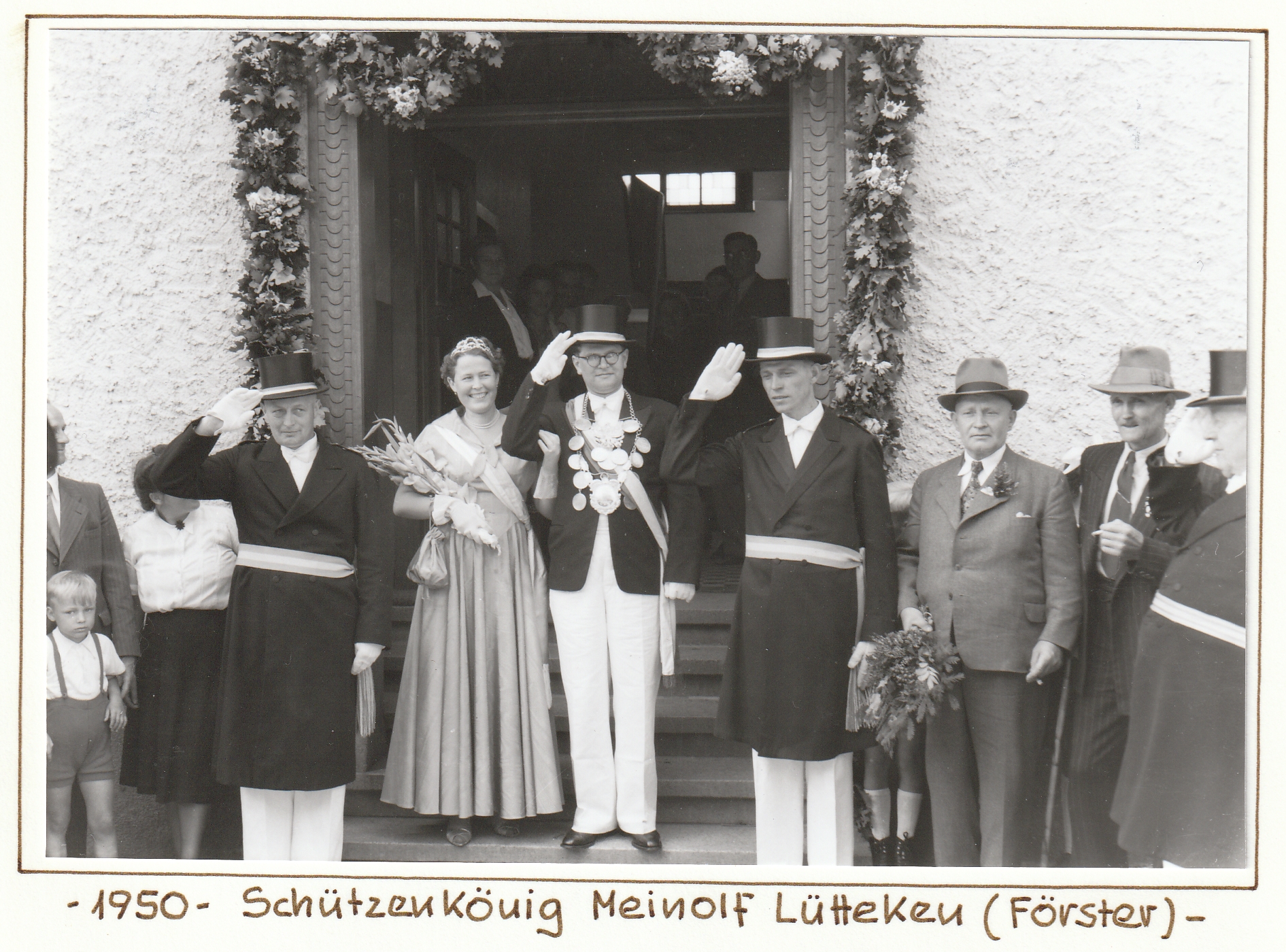 Majestäten 1950 Koenig Mainolf Luetteken