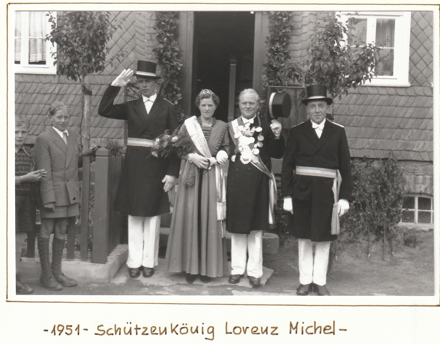 Majestäten 1951 Koenig Lorenz Michel