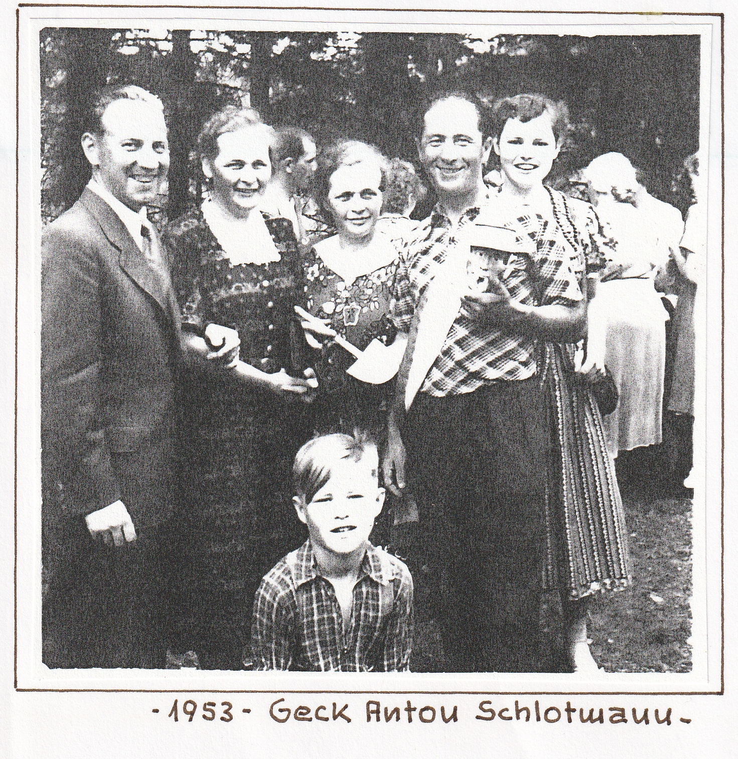 Majestäten 1953 Geck Anotn Schlotmann