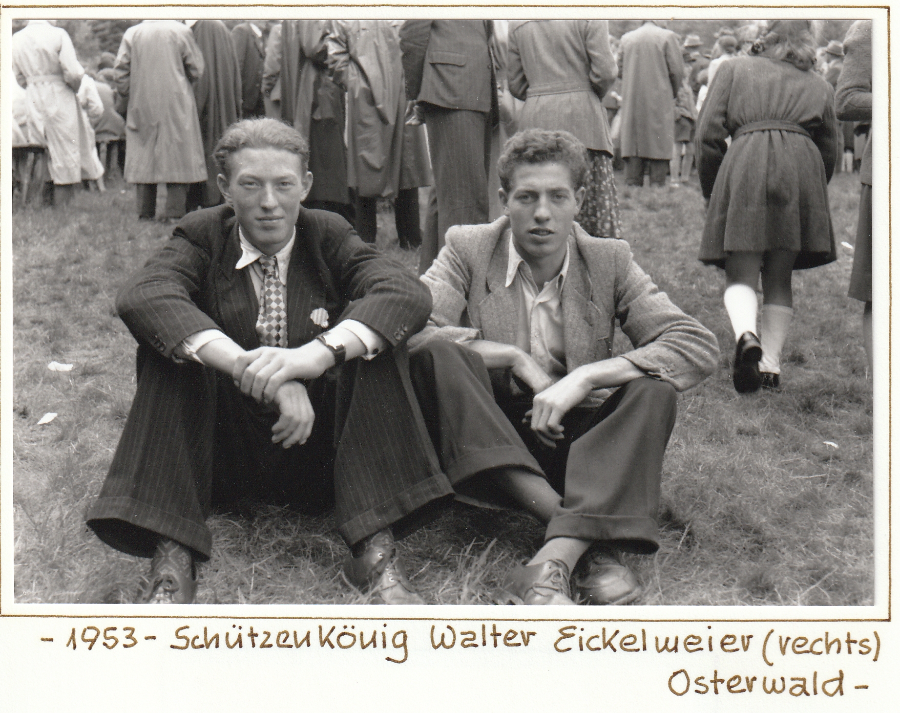 Majestäten 1953 Koenig Walter Eikelmeier Osterwald