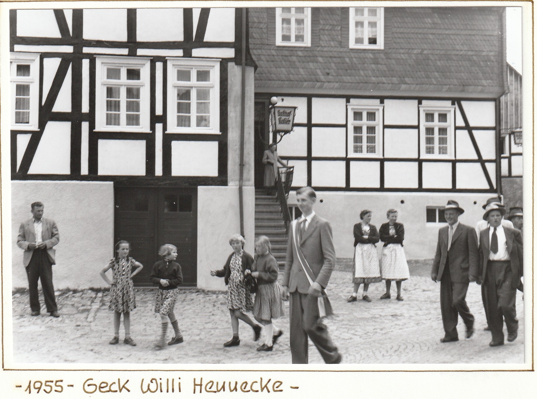Majestäten 1955 Geck Willi Hennecke