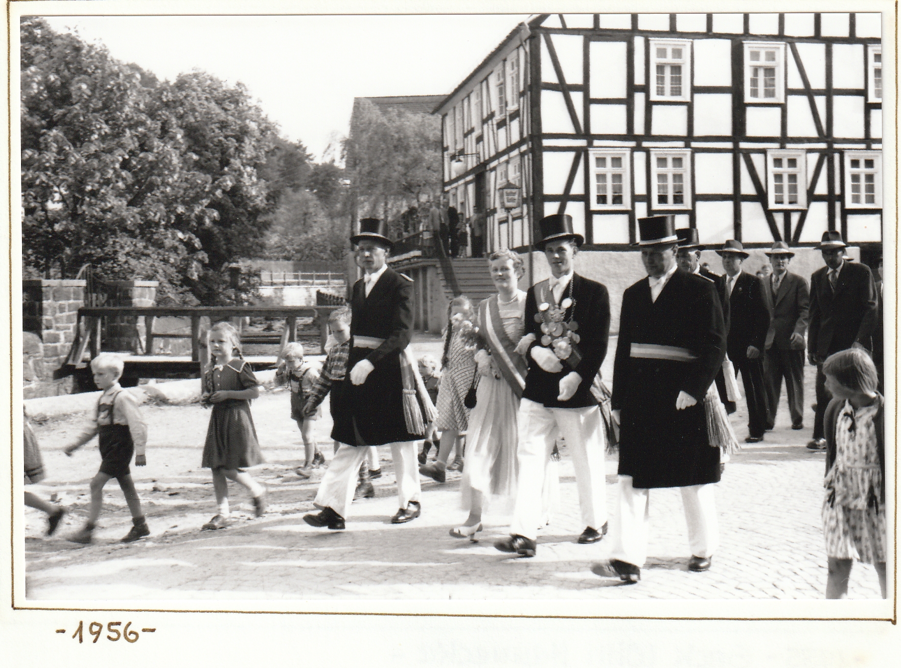Majestäten 1956 Koenig Franz Josef Knipschild Graitkes 2