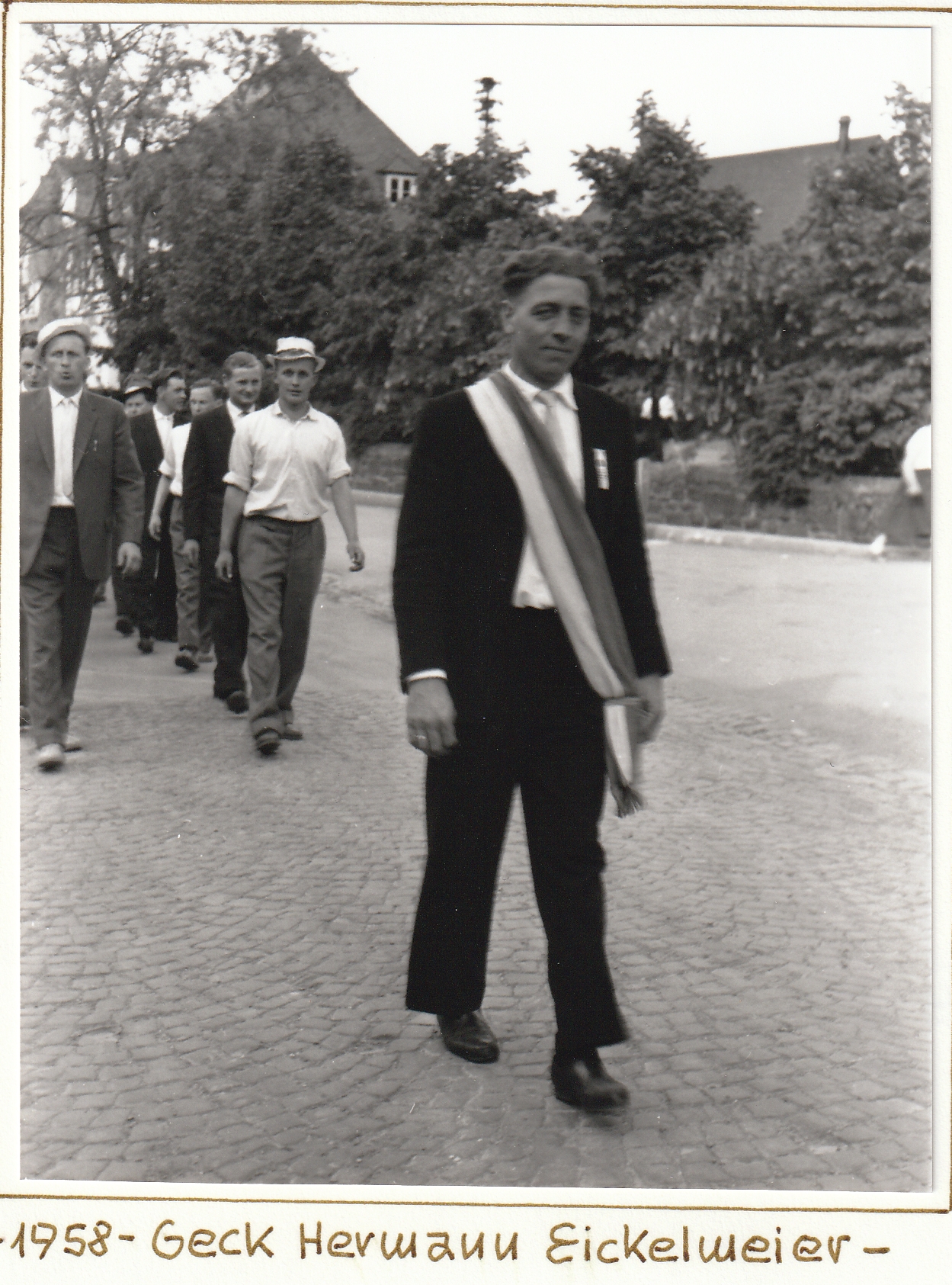 Majestäten 1958 Geck Hermann Eikelmeier