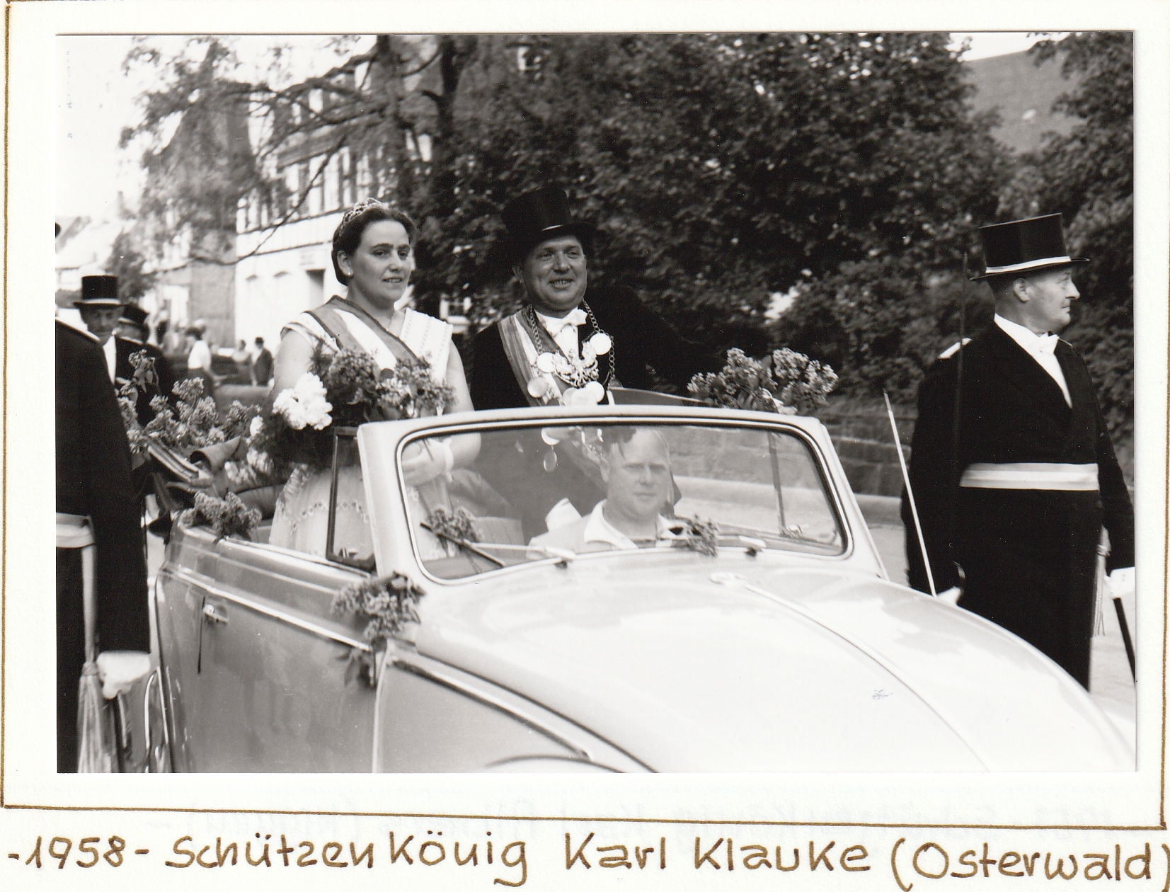Majestäten 1958 Koenig Karl Klauke Osterwald