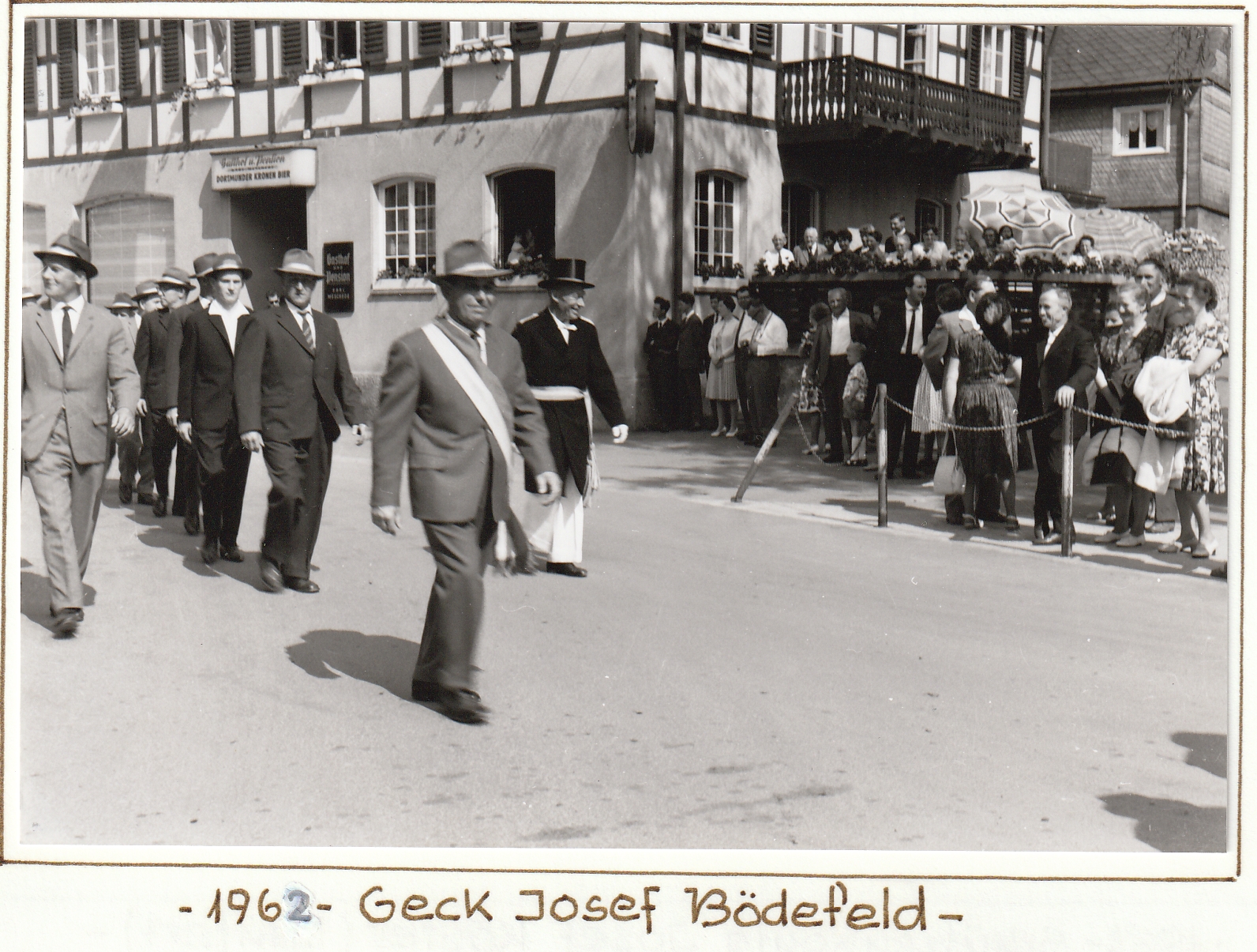 Majestäten 1962 Geck Josef Boedefeld