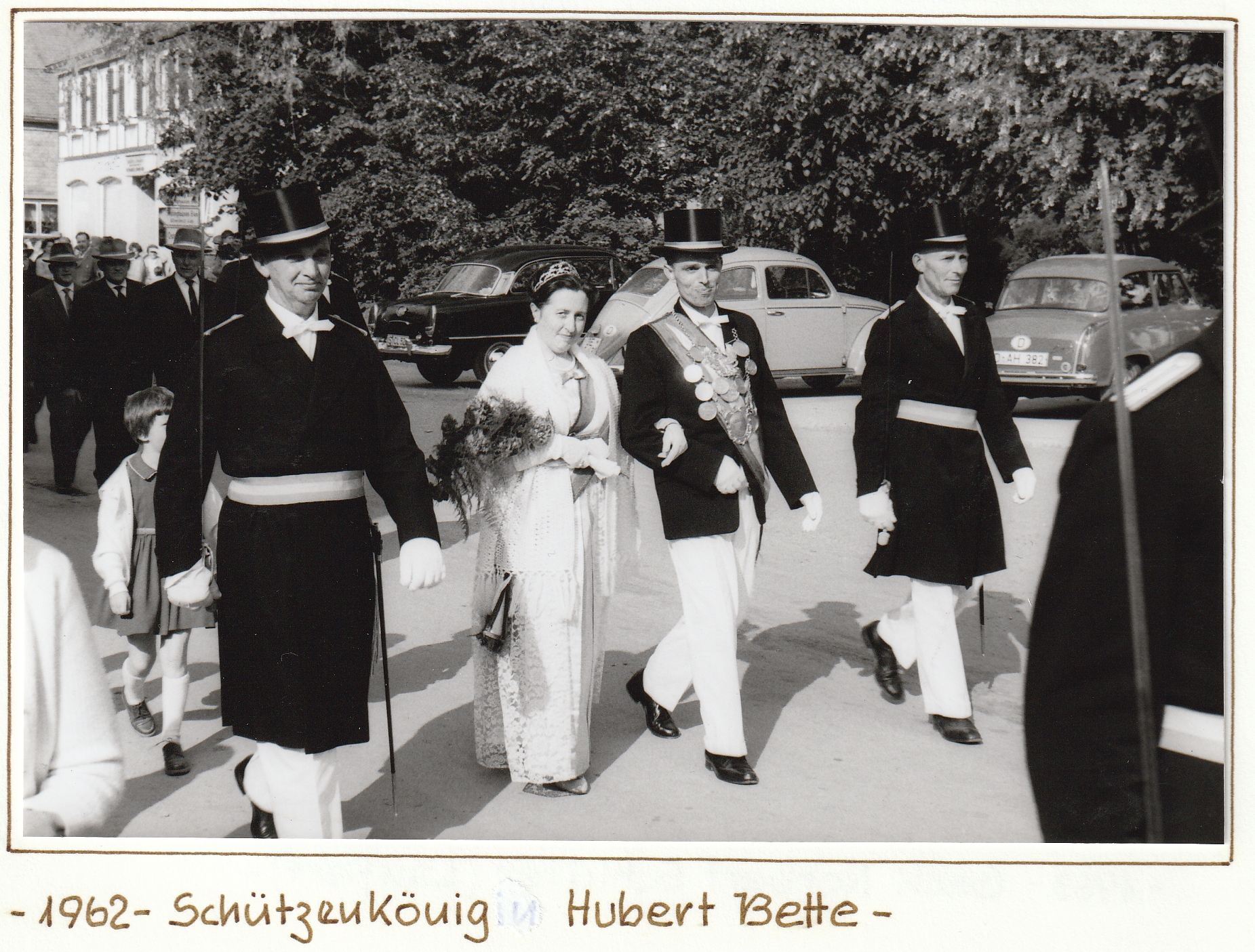 Majestäten 1962 Koenig Hubert Bette