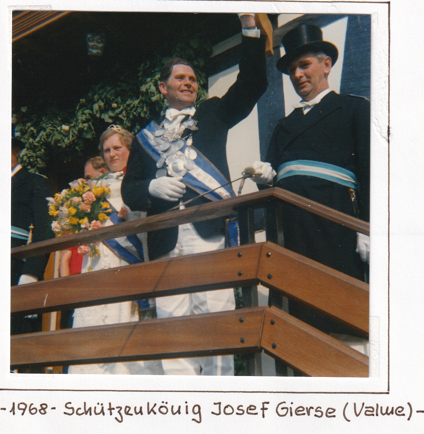 Majestäten 1968 Koenig Josef Gierse Droste Valme 2