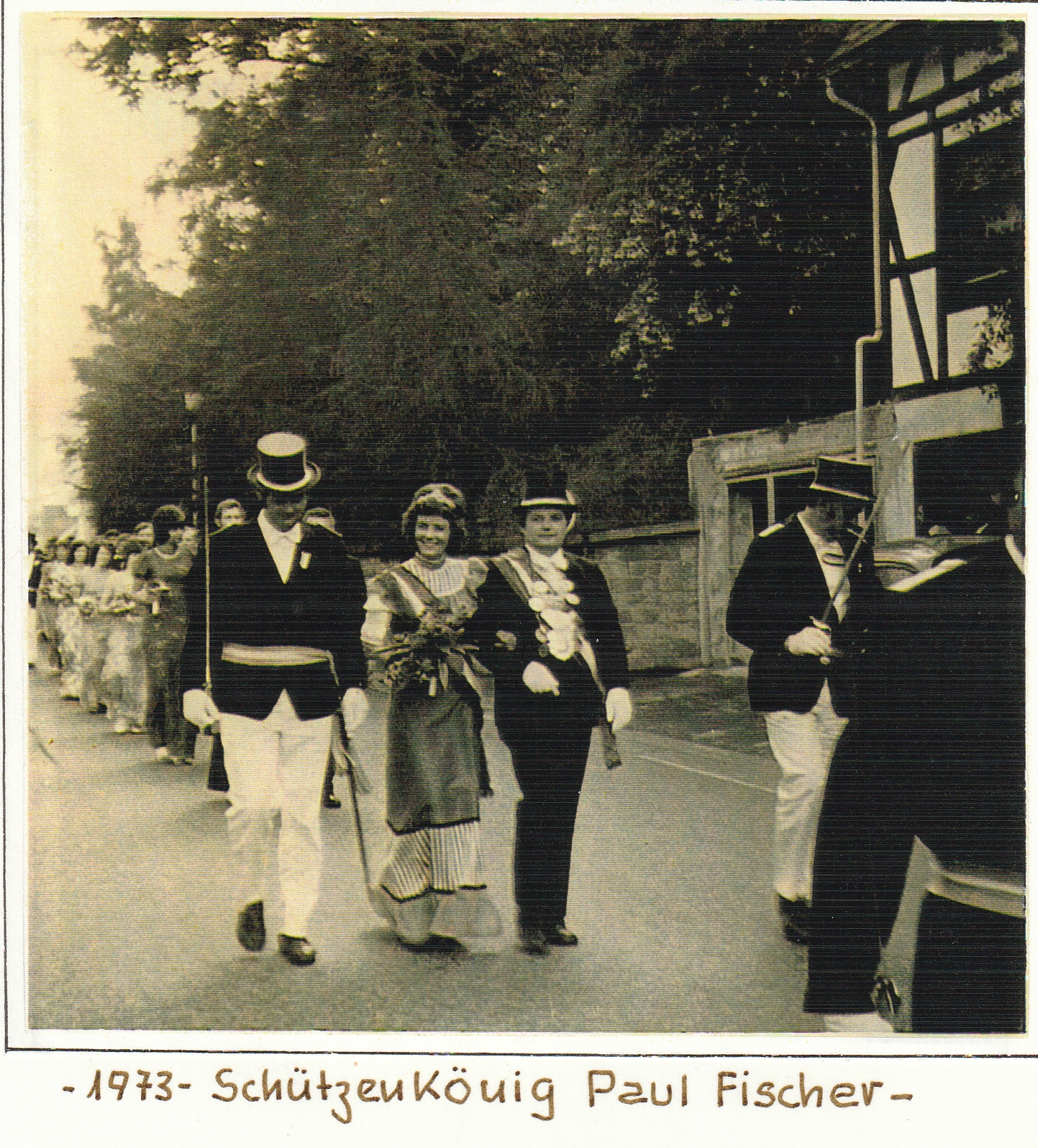 Majestäten 1973 Koenig Paul Fischer