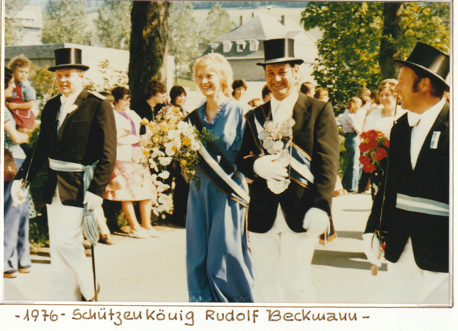 Majestäten 1976 Koenig Rudolf Beckmann
