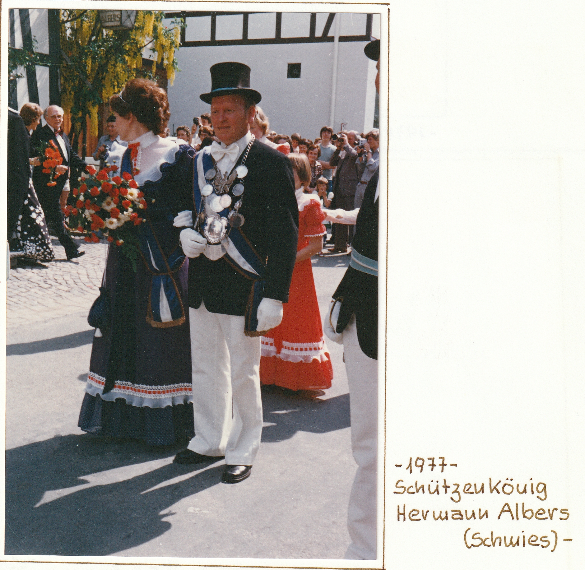 Majestäten 1977 Koenig Hermann Albers Schmies