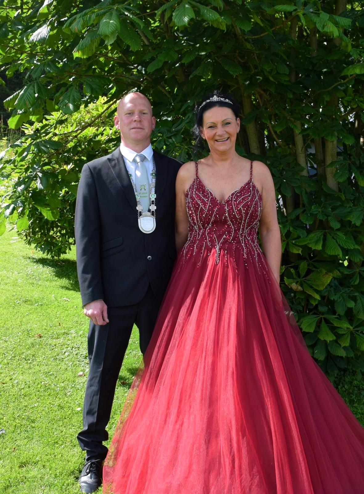 Majestäten Sven König und Sandy Schmidt
